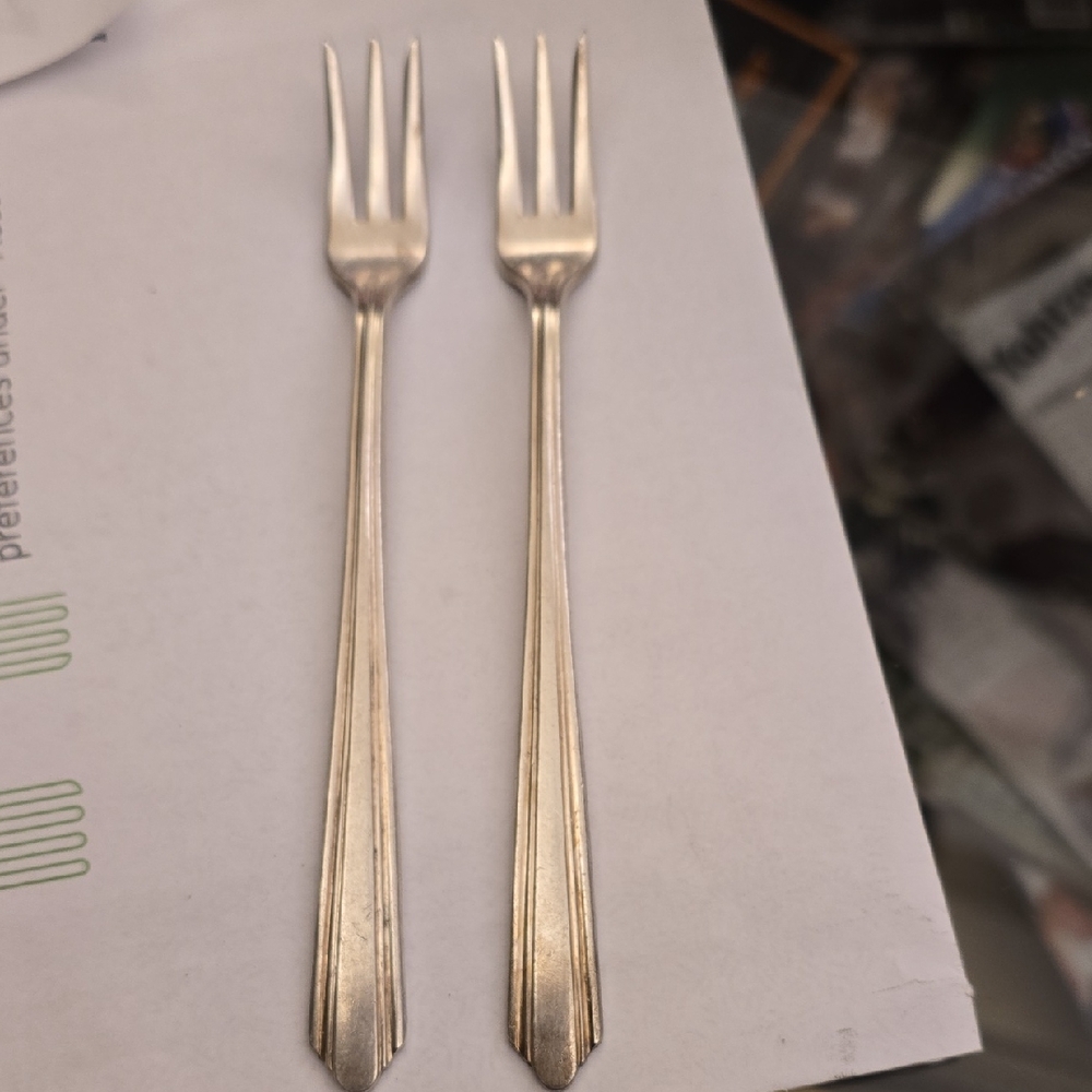 Silver R.W&S SEAFOOD FORKS